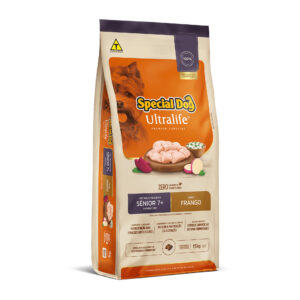 Special Dog Ultralife Cães Raças Pequenas Sênior 7+ Sabor Frango