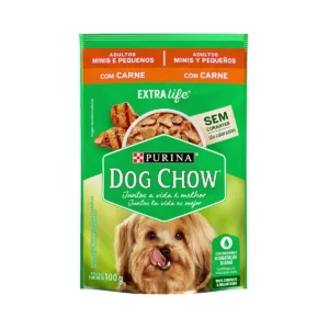 DOG CHOW® ExtraLife® Ração Úmida para Cão Adulto Minis e Pequenos Sabor Carne