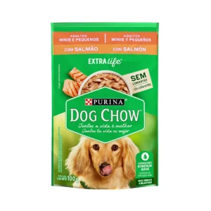 DOG CHOW® ExtraLife® Ração Úmida para Cão Adulto Minis e Pequenos Sabor Salmão