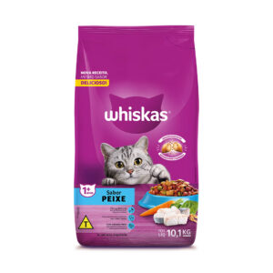 WHISKAS® Ração Seca para Gatos Adultos Peixe