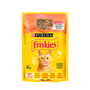 Friskies® Salmão ao Molho Ração Úmida para Gatos Adultos