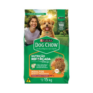Dog Chow® Adultos Minis e Pequenos para Cão Sabor Carne & Frango