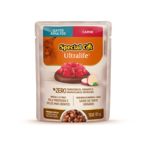 Sachê Special Cat Ultralife Adultos Sabor Carne