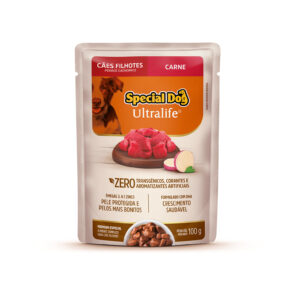 Sachê Special Dog Ultralife Filhotes Sabor Carne