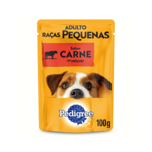 PEDIGREE® Sachê Adulto Raças Pequenas Sabor Carne Ao Molho